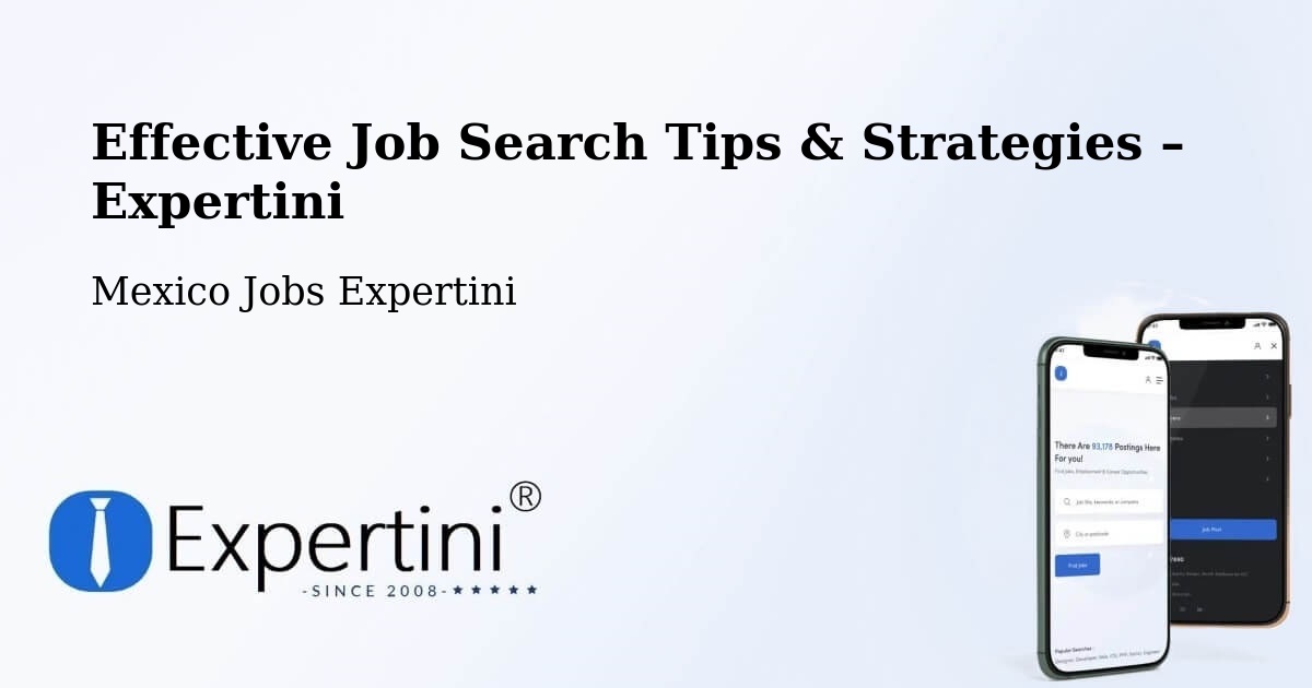 Job Search Tips & Strategies for Job Seekers – Molas - Molas, Mexico Jobs Expertini